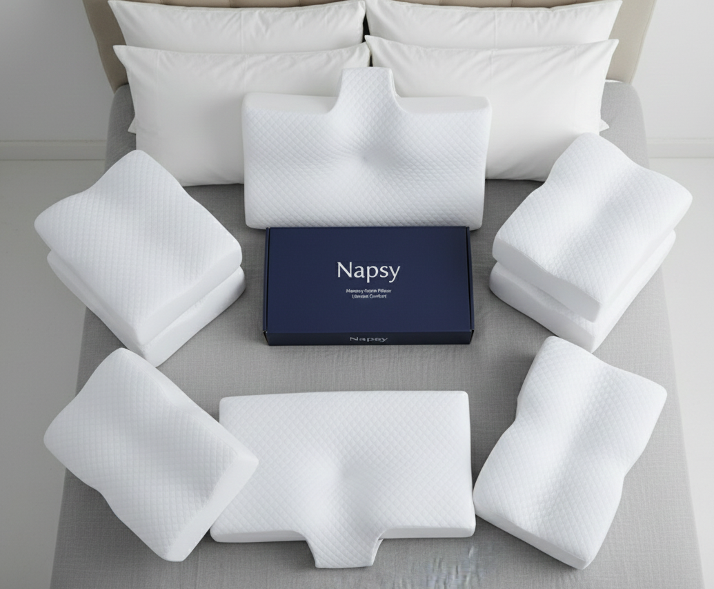 Napsy Memory Foam Orthopedic Pillow